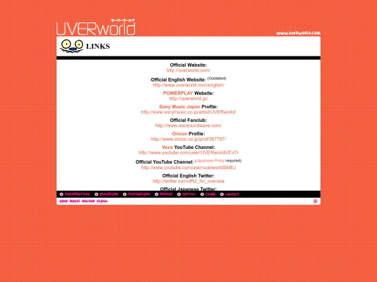 links screenshot