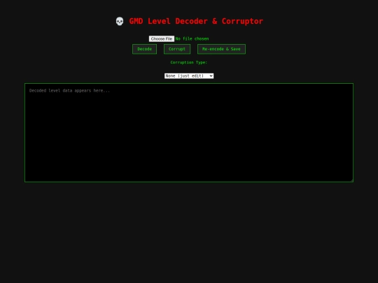 evenmorecorruptor screenshot