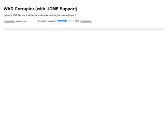 wad corruptor/corruptor screenshot