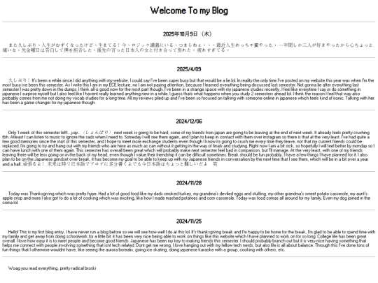 blog screenshot