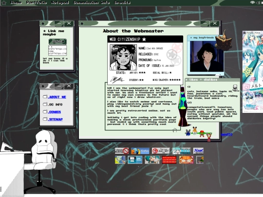 aboutme screenshot