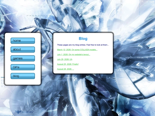 blog screenshot