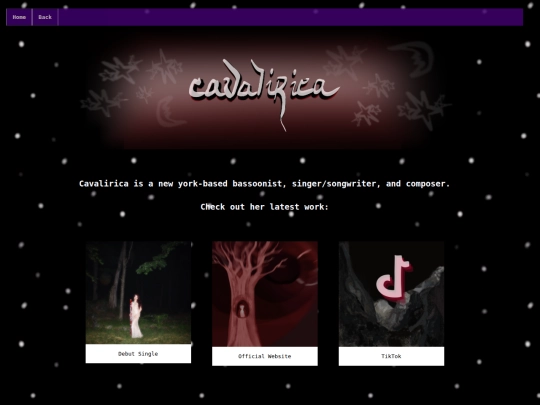 musicians/cavalirica screenshot
