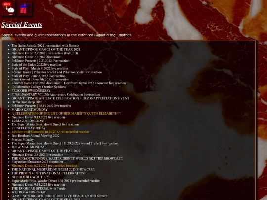 the_chronicle/special_events screenshot