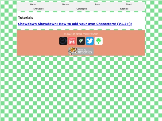 games/tutorials screenshot