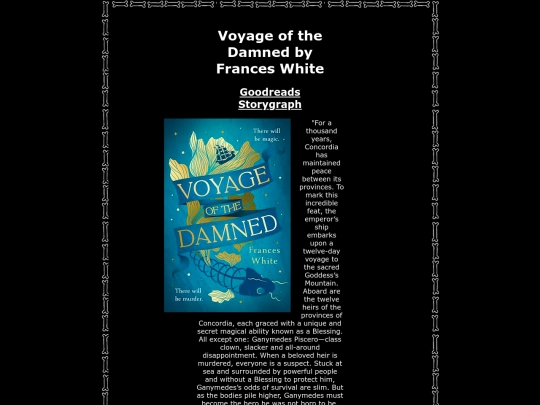 bookpages/damnedvoyage screenshot