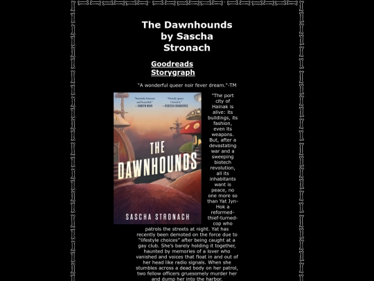 bookpages/dawnhounds screenshot