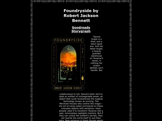 bookpages/foundry screenshot