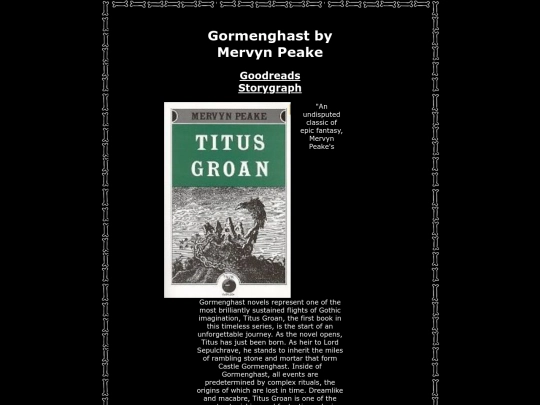 bookpages/gormenghast screenshot