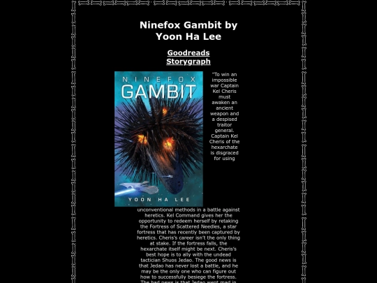 bookpages/ninefox screenshot
