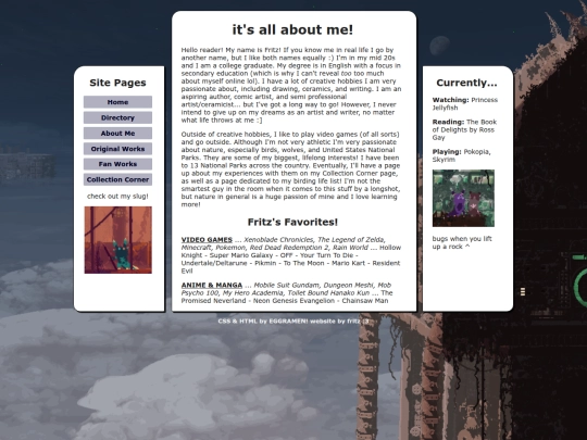 aboutme screenshot