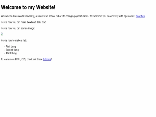 index screenshot