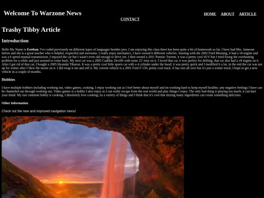 ARTICLE screenshot