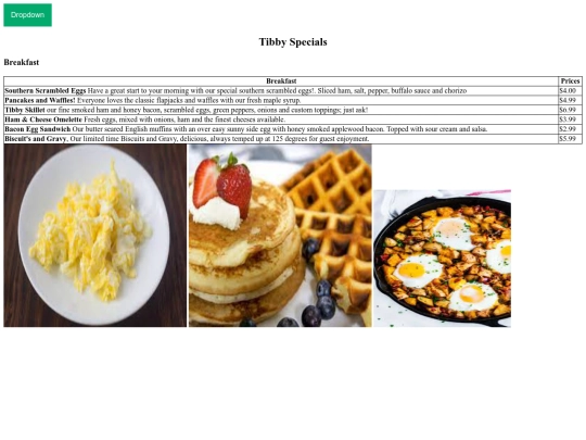 menu assignment/Menuassignment screenshot