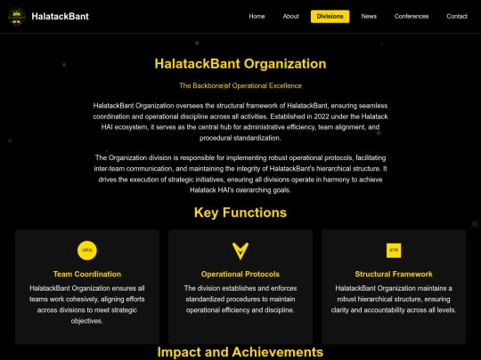 organization screenshot