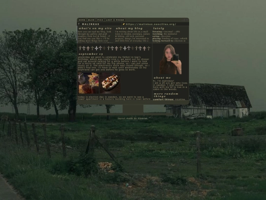 blog screenshot