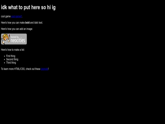 index screenshot