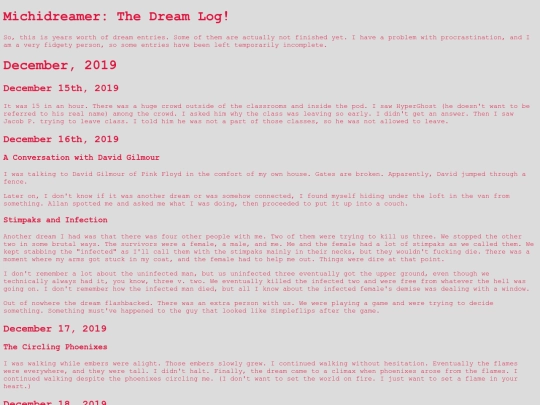 Michidreamer screenshot