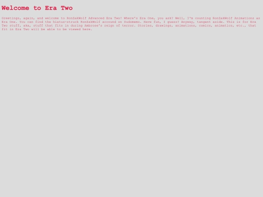 RonZakWolf Advanced Pages/EraTwoStories screenshot