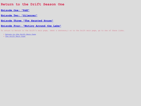 The Drift Files/Return to the Drift/Return to the Drift Season One/ReturntotheDriftSeasonOne screenshot