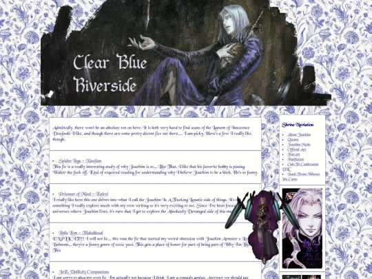 Castlevania_Shrine/joachim_fanfiction screenshot
