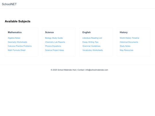 index screenshot