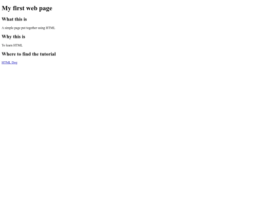 htmldog screenshot