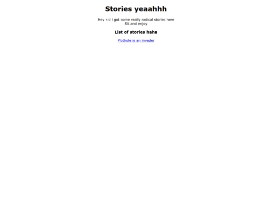 stories screenshot
