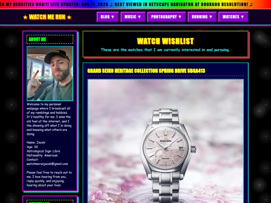 watches/wishlist screenshot