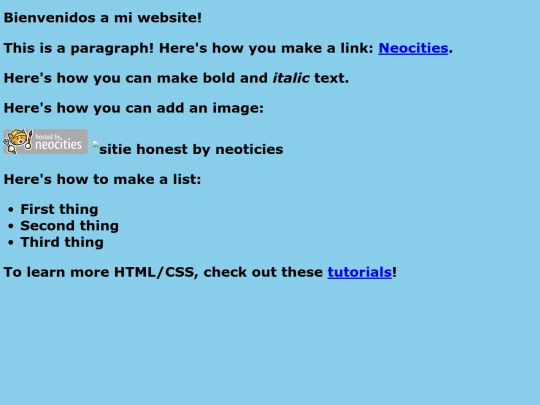 index screenshot