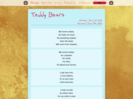 pages/Writing-Portfolio/posts/2021-06-01-Teddy-Bears screenshot