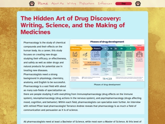 pages/Writing-Portfolio/posts/2026-05-05-The-Hidden-Art-of-Drug-Discovery-Writing-Science-and-the-Making-of-Medicines screenshot