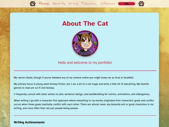 pages/about screenshot