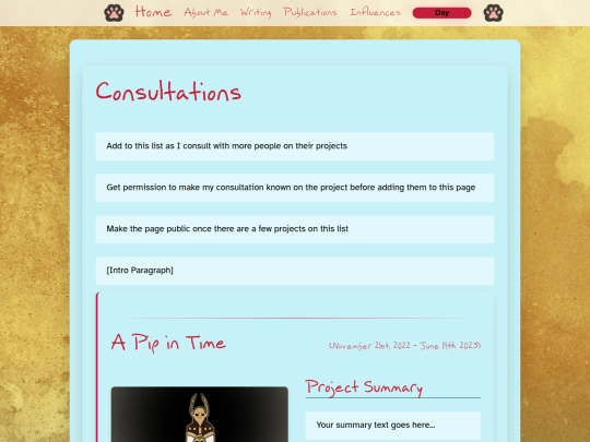 pages/consultations screenshot