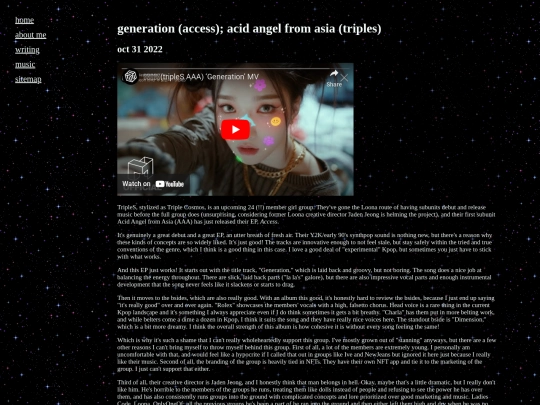 writing/music/access screenshot