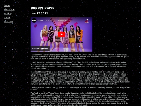 writing/music/poppy screenshot