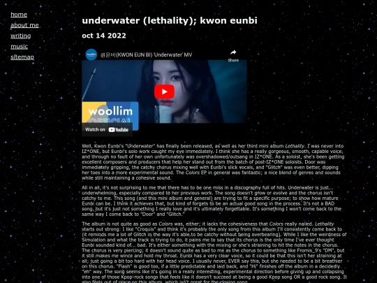 writing/music/underwater screenshot
