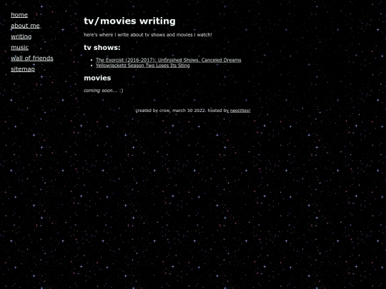 writing/tvmovies screenshot
