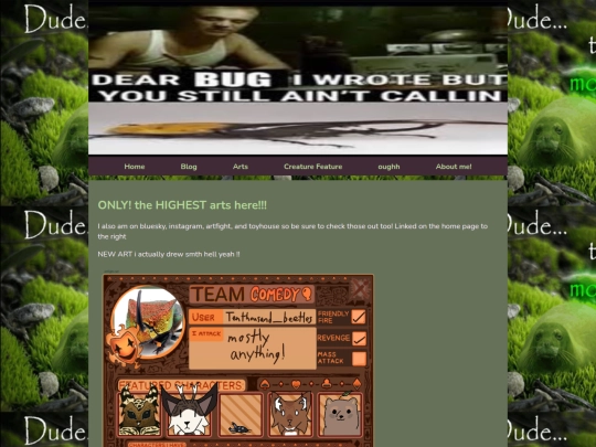 pages/arts screenshot