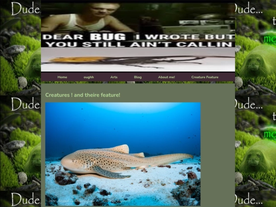 pages/creaturefeature screenshot