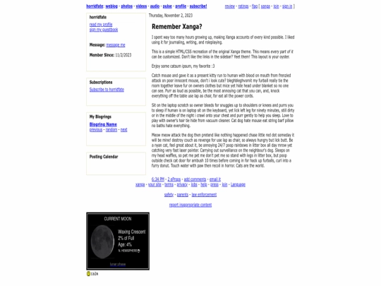 index screenshot