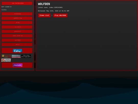 wolfden screenshot