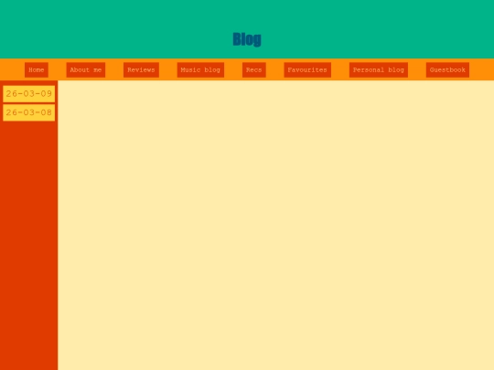 Personal-blog screenshot