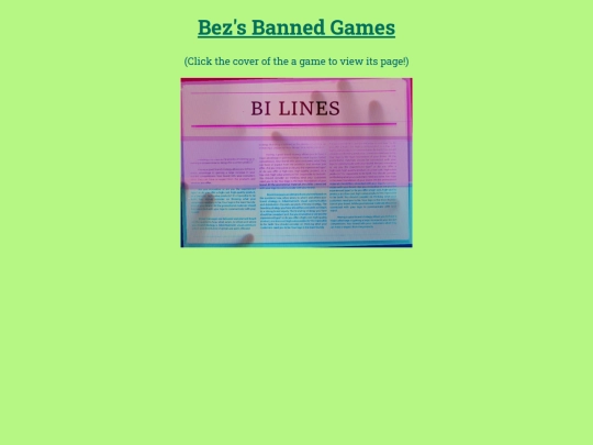 BannedGames screenshot