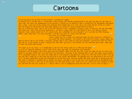 Cartoons screenshot