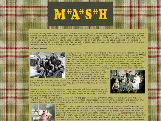 MASH screenshot
