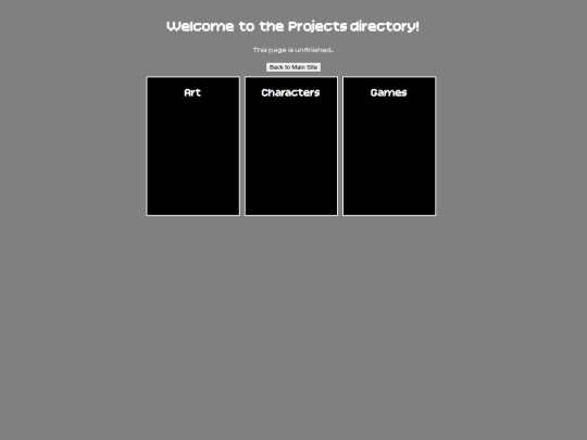 projects screenshot