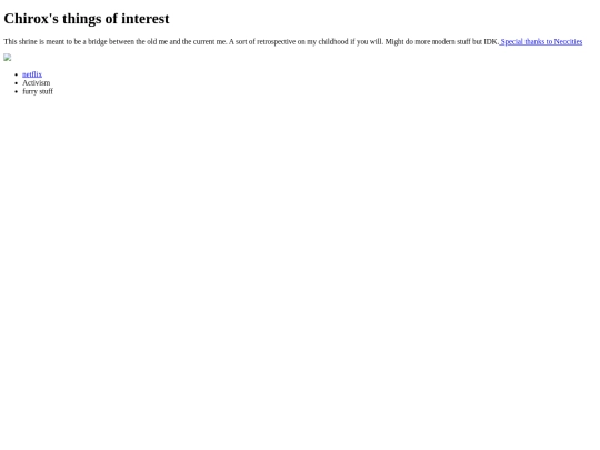 mysite screenshot