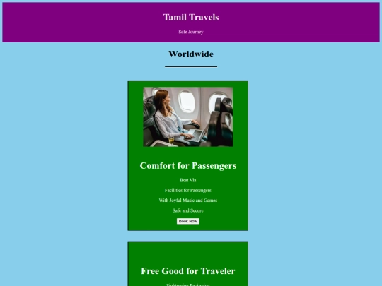 travels screenshot