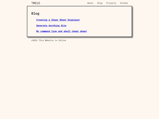 blog screenshot